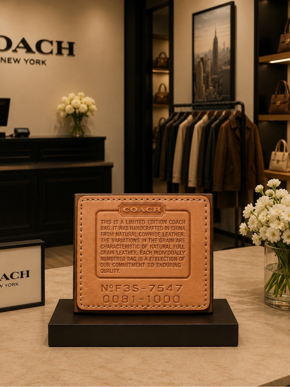 Coach Y2K Vintage Limited Edition Hampton Satchel production number (0081-1000) - Picture 5 of 7